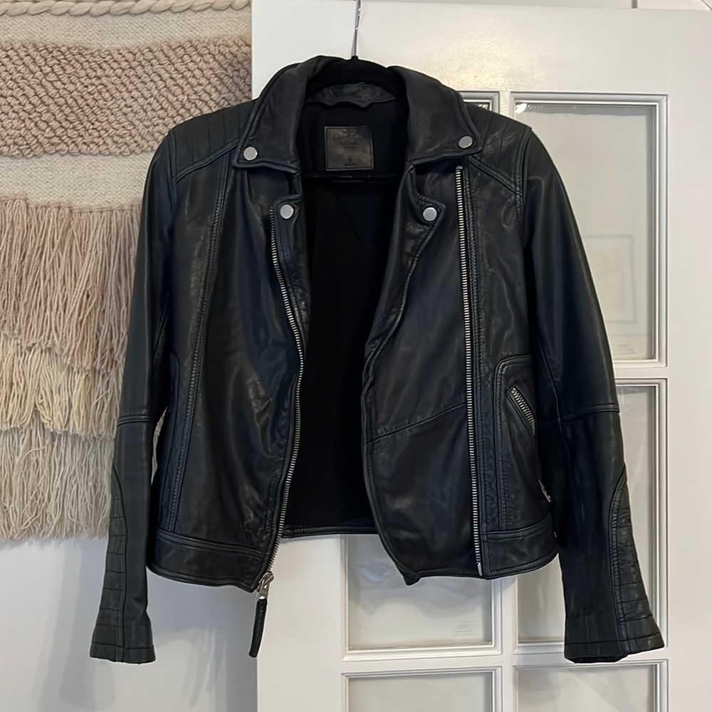 Abercrombie & Fitch genuine leather jacket